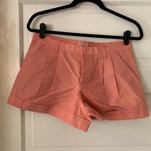 Miu Miu Pink taffeta shorts sz 38